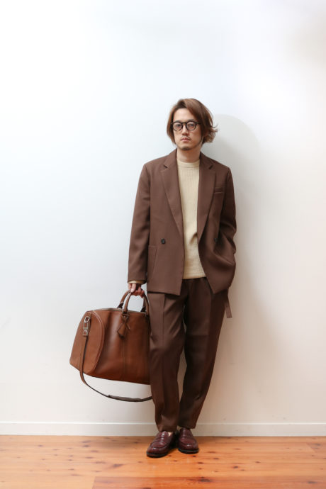 Mr.olive セットアップ ブラウン スーツ | hartwellspremium.com